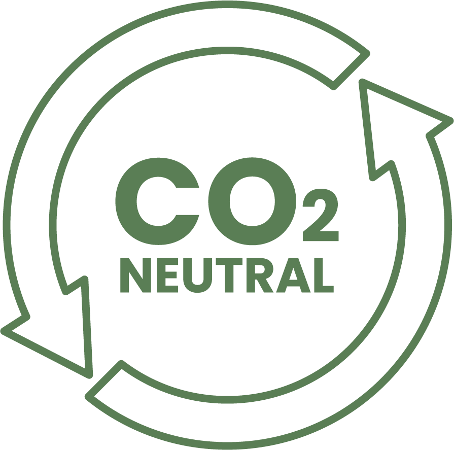 In Zusammenarbeit mit dem etablierten Partner "ClimatePartner” kompensieren wir das entstandene Kohlenstoffdioxid für den gesamten Herstellungsprozess jedes Produkts. 